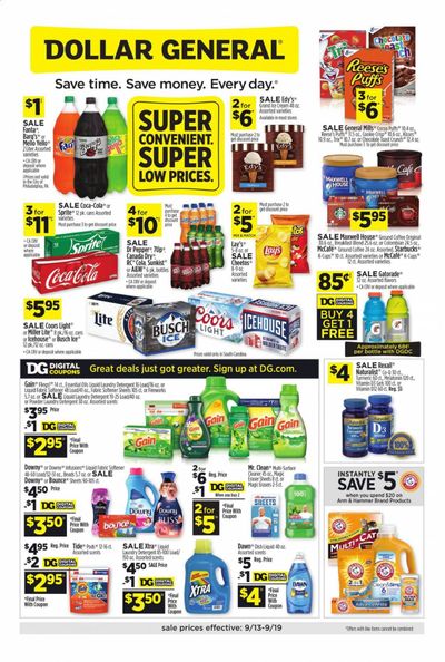 Dollar General (SC) Weekly Ad September 13 to September 19