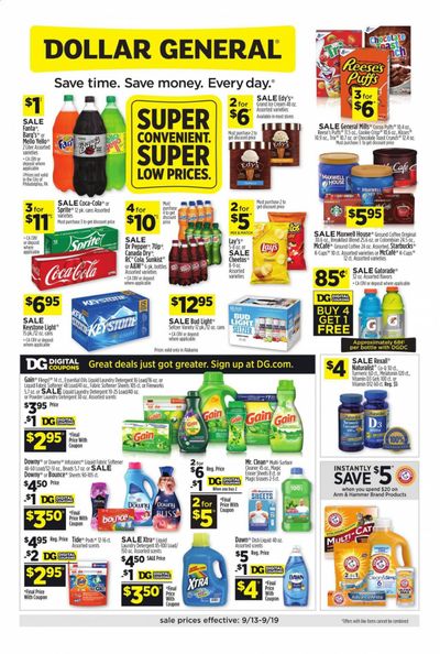 Dollar General (AL) Weekly Ad September 13 to September 19 Dollar General (AL) Weekly Ad September 13 to September 19