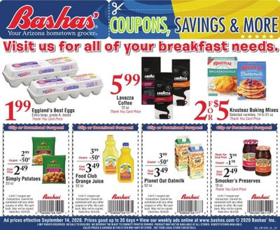 Bashas' (AZ) Weekly Ad September 14 to October 13