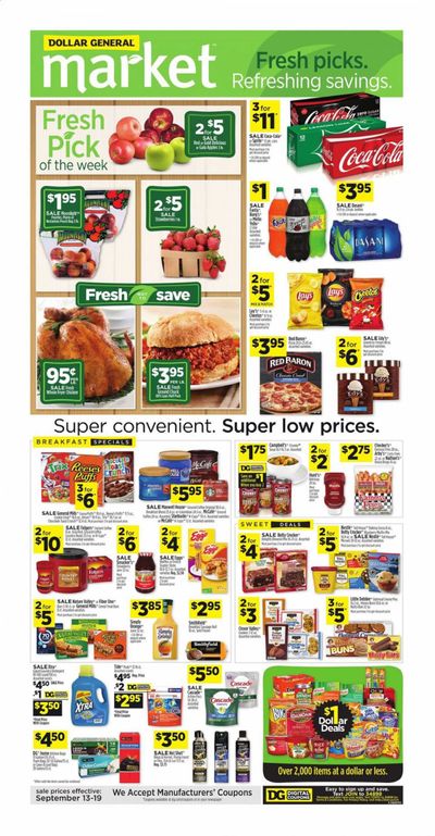 Dollar General (AL, GA, KY, LA, TN) Weekly Ad September 13 to September 19