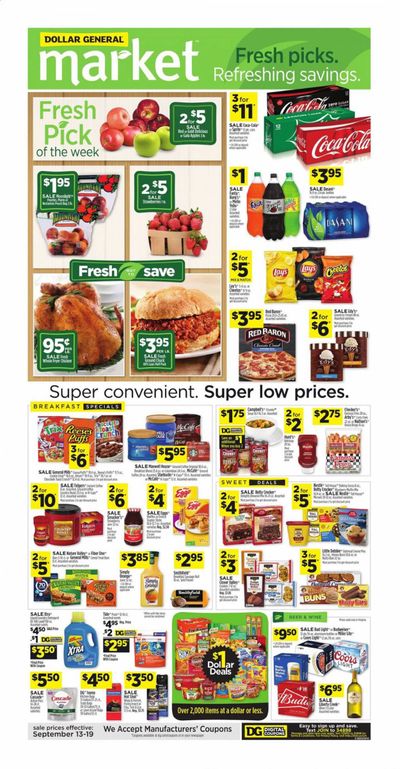 Dollar General Weekly Ad September 13 to September 19