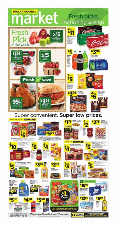 Dollar General Weekly Ad September 13 to September 19
