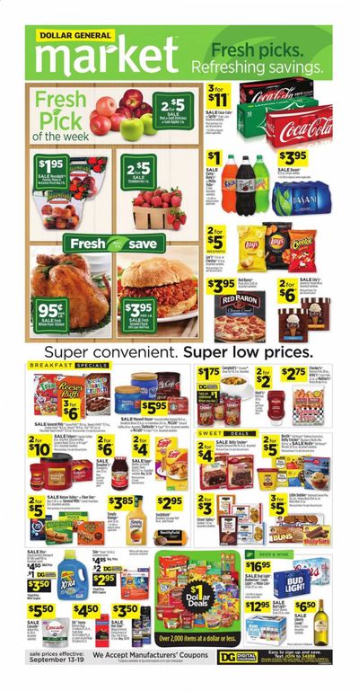 Dollar General (AL) Weekly Ad September 13 to September 19