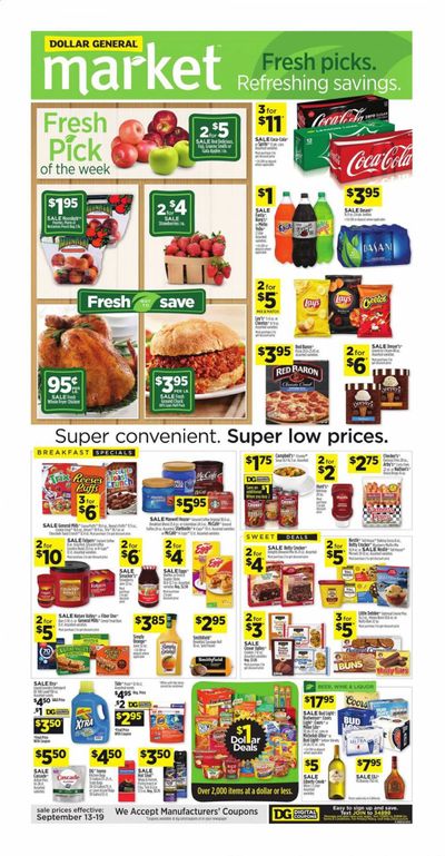 Dollar General (CA) Weekly Ad September 13 to September 19