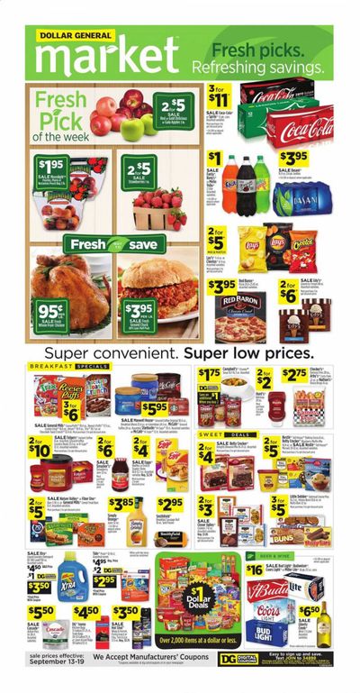 Dollar General (LA) Weekly Ad September 13 to September 19