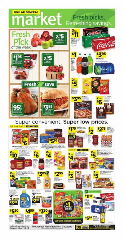 Dollar General (NC) Weekly Ad September 13 to September 19