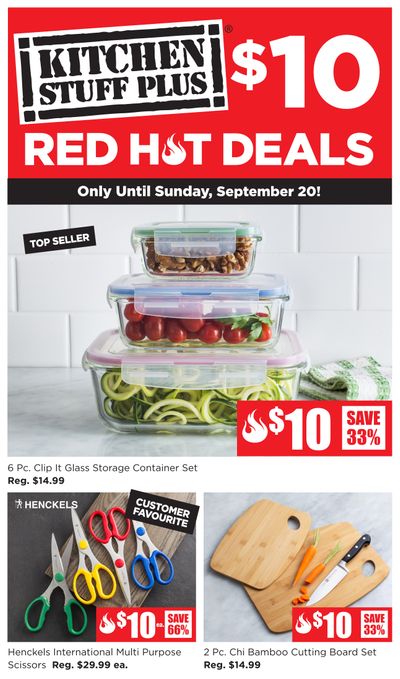 Kitchen Stuff Plus Red Hot Deals Flyer September 14 to 20