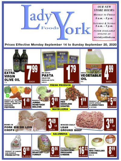 Lady York Foods Flyer September 14 to 20