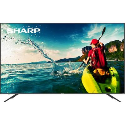 Sharp 75" 4K UHD HDR Motion Rate 120 LED Smart TV with ROKU (LC75R6004U) On Sale for $898.00 (Save $300.00) at Visions Electronics Canada