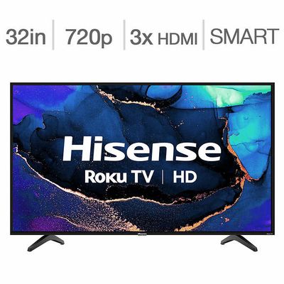 Hisense 32-in. Smart 720p TV 32H4G On Sale for $167.99 at Costco Canada