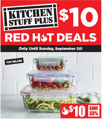Kitchen Stuff Plus Canada Red Hot Deals: $10 Deals, Save 66% on Henckels International Multi Purpose Scissors + More Flyer’s Offers
