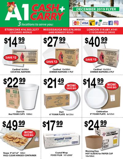  A-1 Cash and Carry Flyer December 1 to 31
