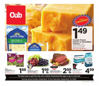 Cub Foods Weekly Ad September 13 to September 19