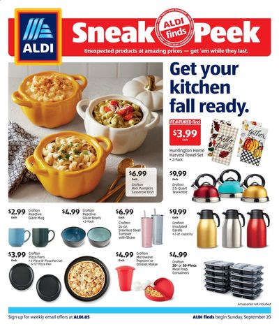 ALDI Weekly Ad September 20 to September 26