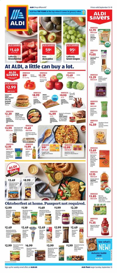 ALDI (MI, OH) Weekly Ad September 13 to September 19