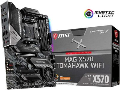 MSI MAG X570 TOMAHAWK WIFI AM4 AMD X570 SATA 6Gb/s ATX AMD Motherboard On Sale for $280.99 (Save $39.00) at Ebay Canada