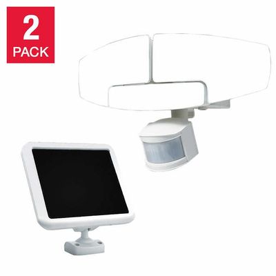 Sunforce Solar Motion Security Light, 2-pack On Sale for $59.99 (Save $30.00) at Costco Canada