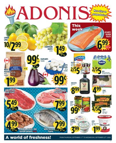Adonis (ON) Flyer September 17 to 23