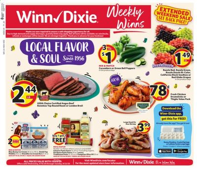 Winn Dixie Weekly Ad September 16 to September 22