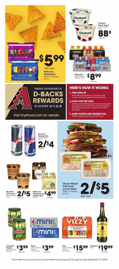 Fry’s (AZ) Weekly Ad August 26 to September 27