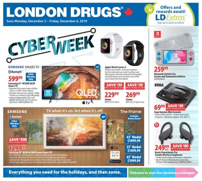 London Drugs Cyber Week Flyer December 2 to 6