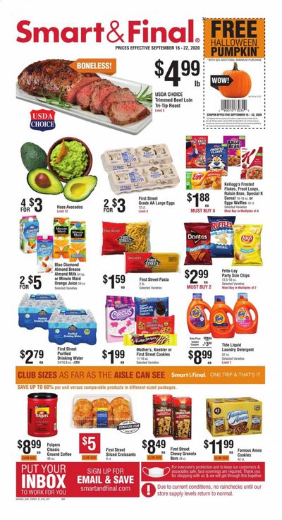 Smart & Final Weekly Ad September 16 to September 22