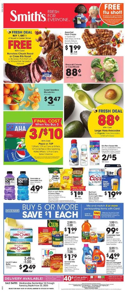Smith's Weekly Ad September 16 to September 22