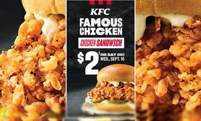 Famous Chicken Sandwich at KFC