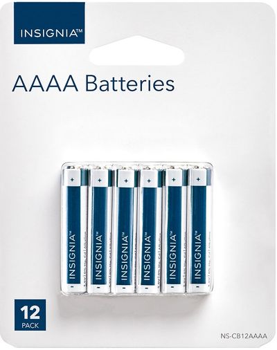 Insignia AAAA Alkaline Batteries -12 Pack - Only at Best Buy On Sale for $9.99 at Best Buy Canada