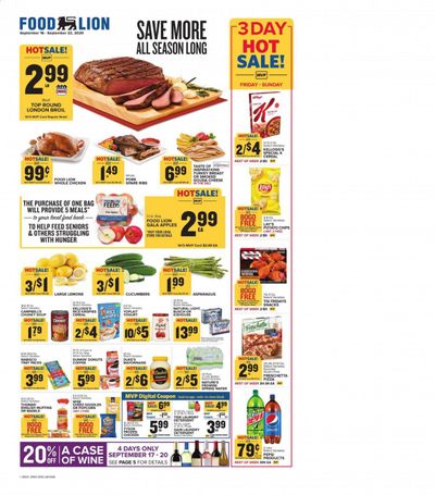 Food Lion (NC) Weekly Ad September 16 to September 22