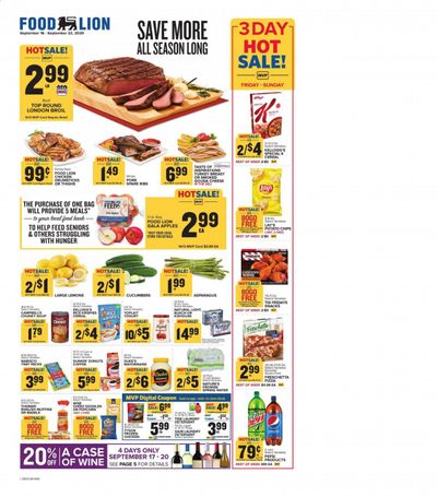 Food Lion (SC) Weekly Ad September 16 to September 22