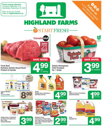 Highland Farms Flyer September 17 to 23