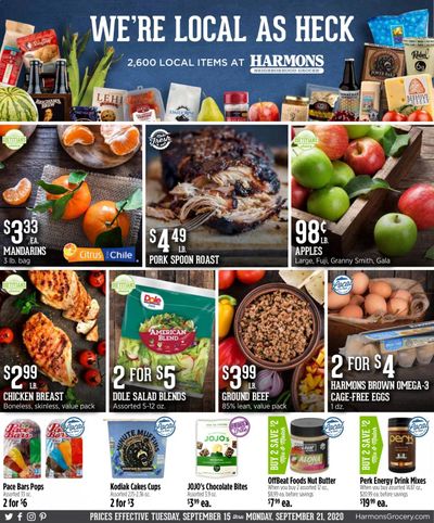 Harmons Weekly Ad September 15 to September 21