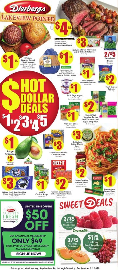 Dierbergs (MO) Weekly Ad September 16 to September 22