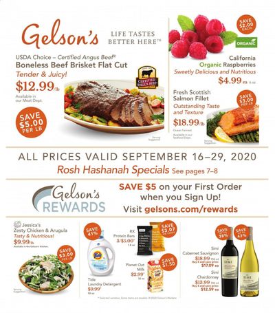 Gelson's Weekly Ad September 16 to September 29