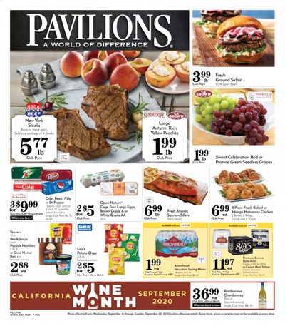 Pavilions Weekly Ad September 16 to September 22