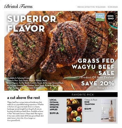 Bristol Farms Weekly Ad September 16 to September 29
