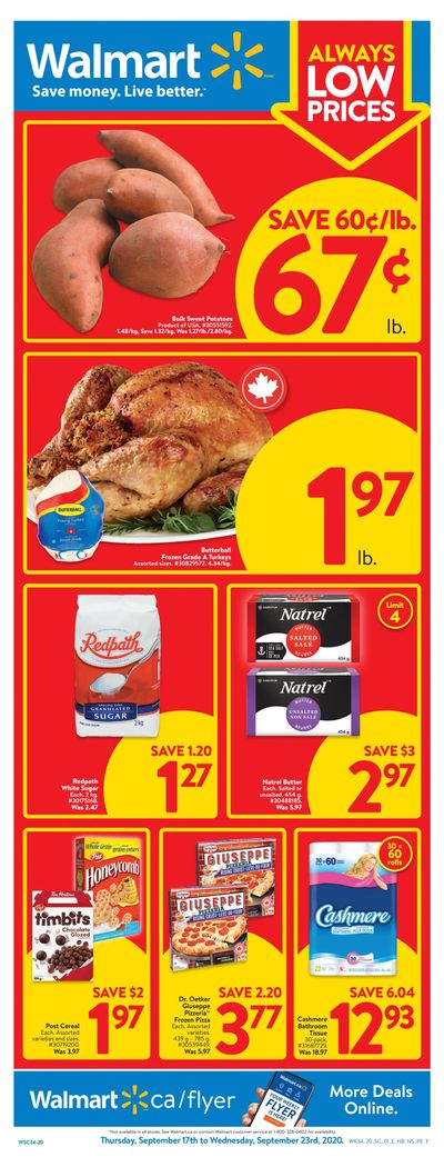 Walmart (Atlantic) Flyer September 17 to 23