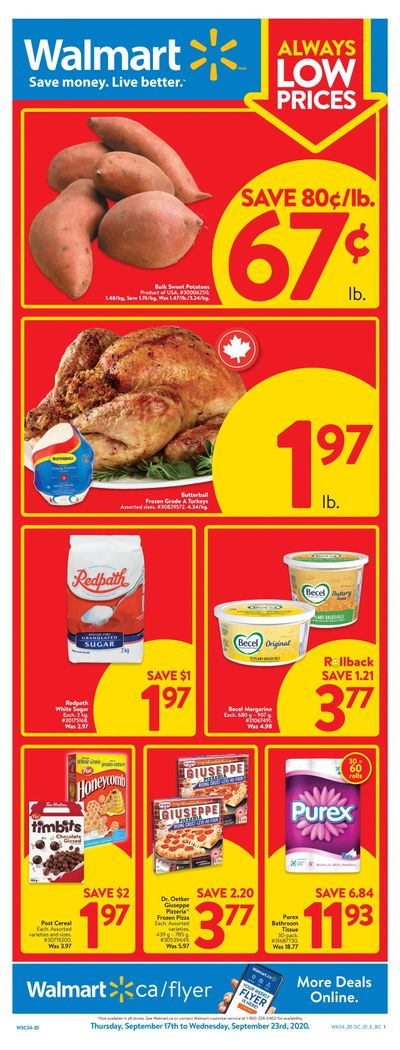 Walmart (West) Flyer September 17 to 23
