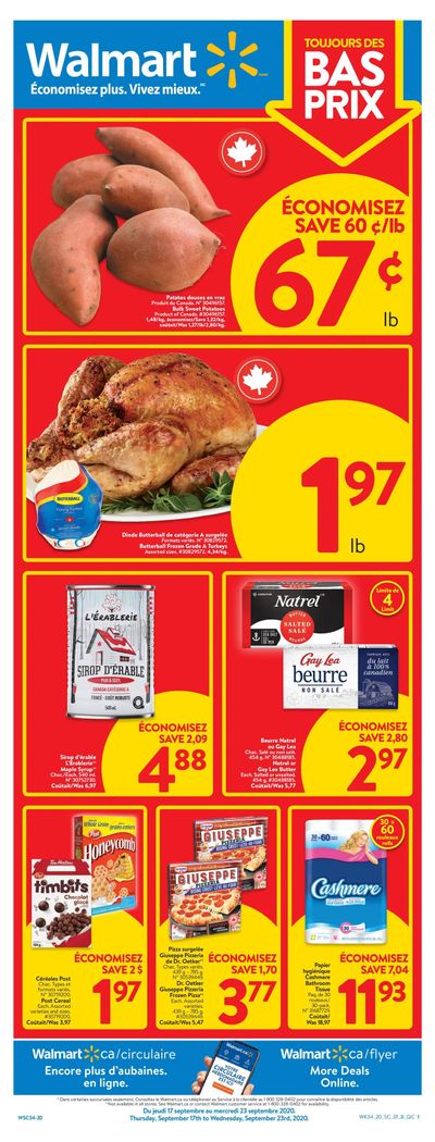 Walmart (QC) Flyer September 17 to 23