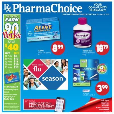 PharmaChoice (ON & Atlantic) Health Centre Flyer November 28 to December 4