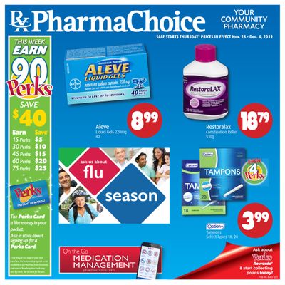 PharmaChoice (BC, AB, SK & MB) Health Centre Flyer November 28 to December 4