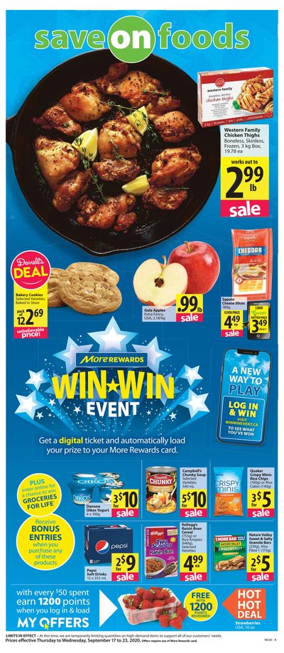 Save on Foods (AB) Flyer September 17 to 23