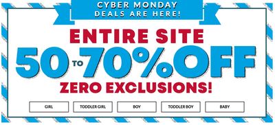 The Children’s Place Canada Cyber Monday Sale: Save 50%-70% Off Entire Site + FREE Shipping