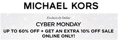 Michael Kors Canada Cyber Monday Sale: Save up to 60% Off + Extra 10% Using Coupon Code!